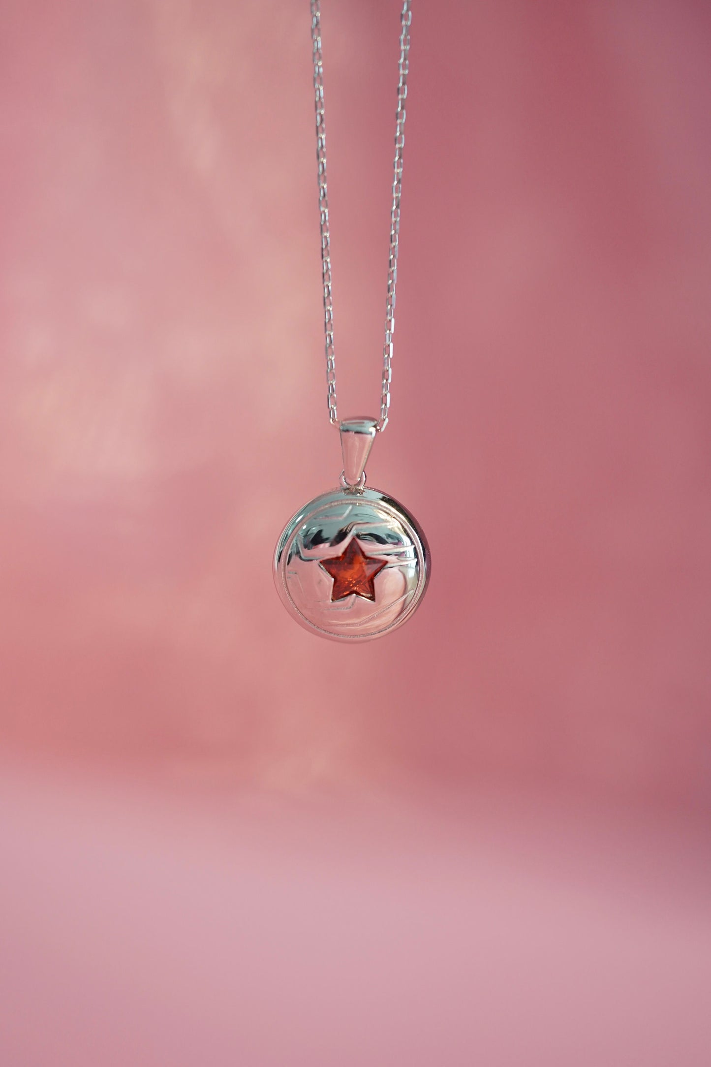 Inspired Winter Soldier Necklace Star Bucky Necklace