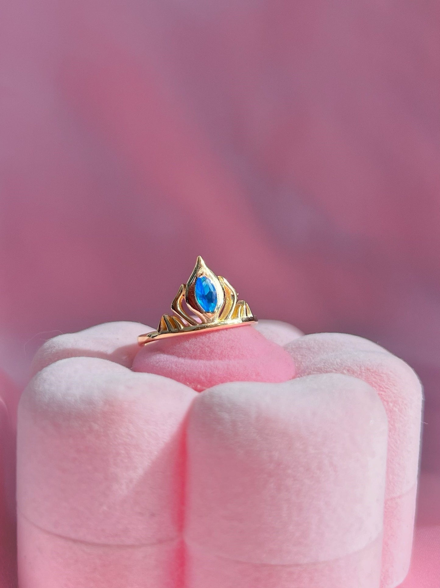 Inspired Snow Queen Elsa Crown Ring Princess Elsa Queen Tiara Ring