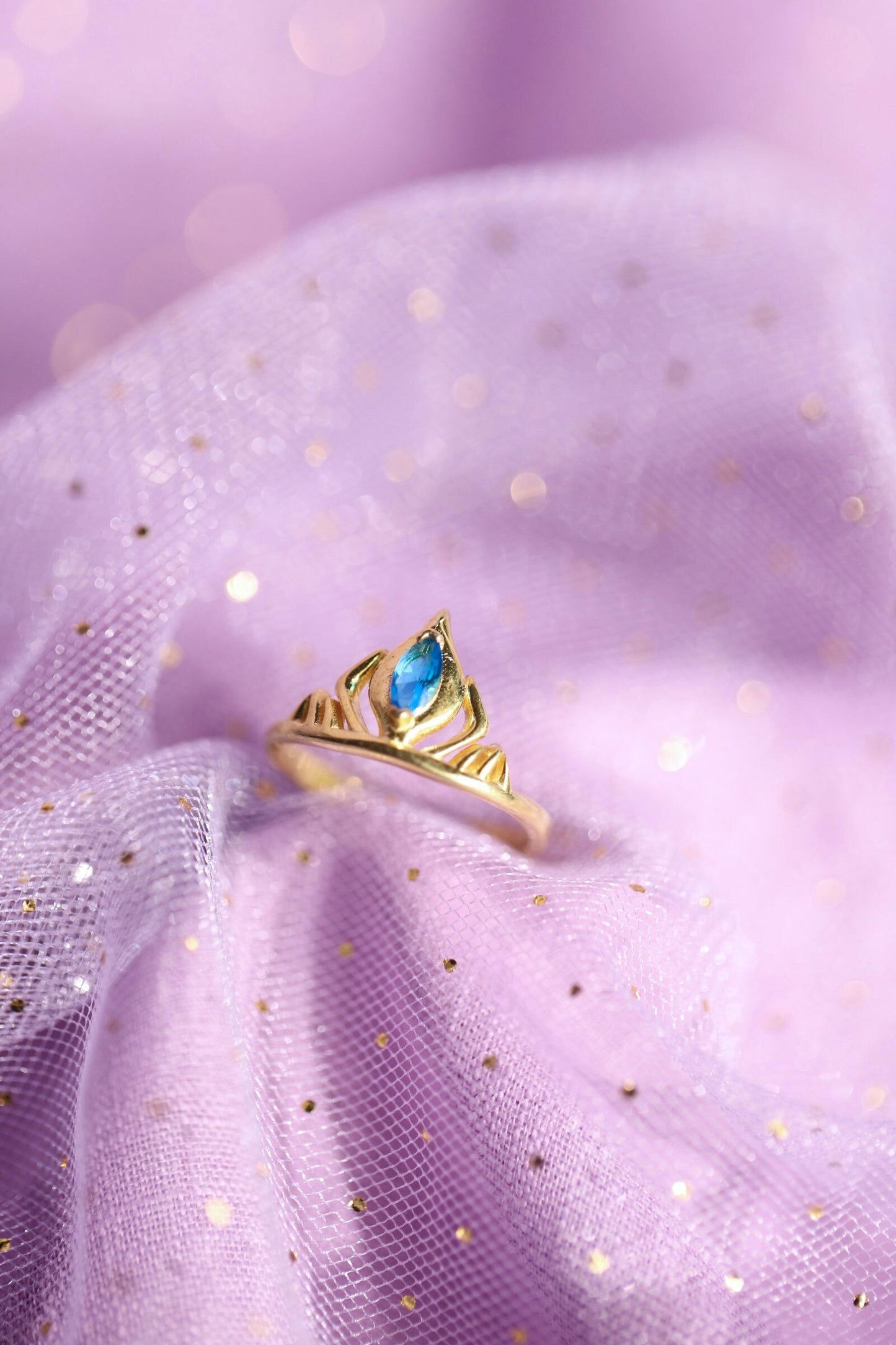 Inspired Snow Queen Elsa Crown Ring Princess Elsa Queen Tiara Ring