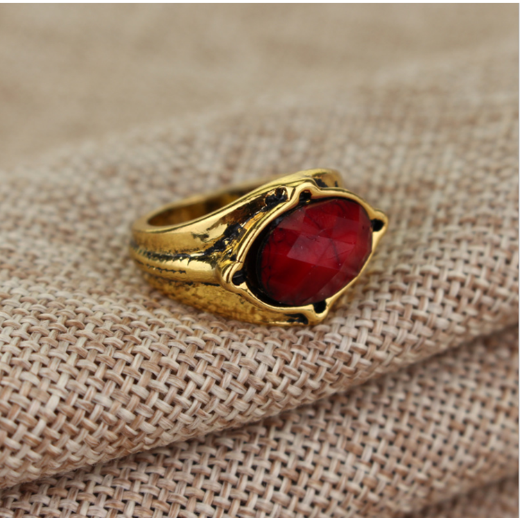 Inspired Golden Gandalf Ring Gift for Him