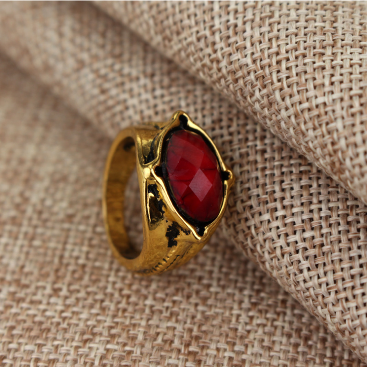 Inspired Golden Gandalf Ring Gift for Him