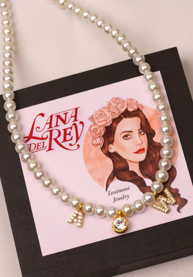 Lana Del AW Pearl Necklace, Lana LDR Pearl Necklace