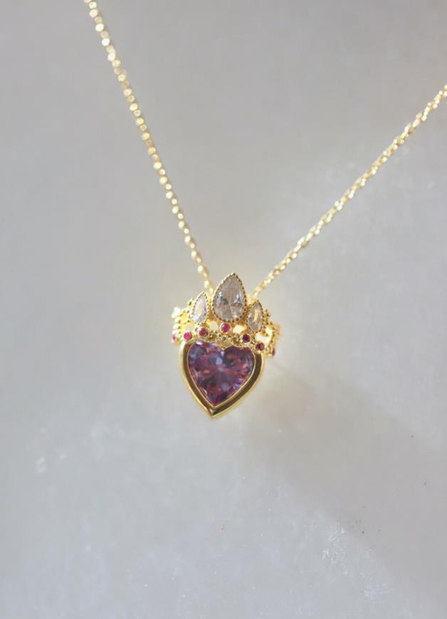 Rapunzel Crown Necklace, Rapunzel Inspired Crown Necklace