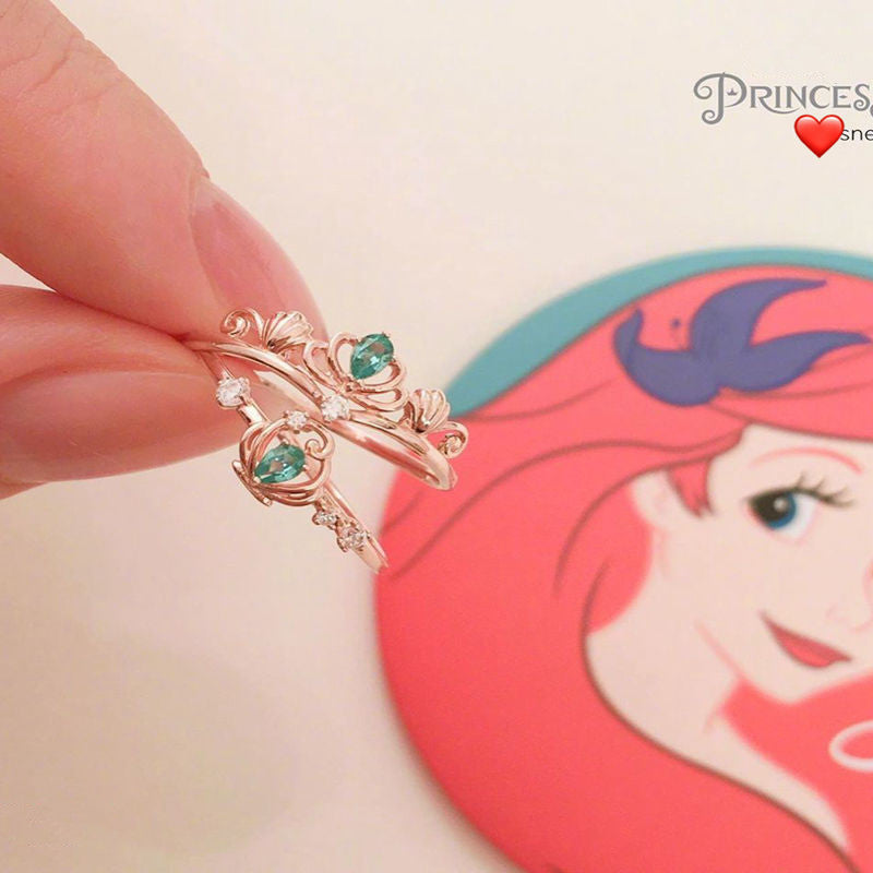 Inspired Little Mermaid Princess Ariel Ring
