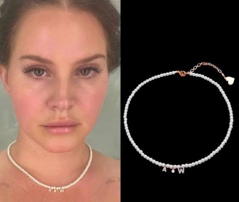 Inspired Lana Del Pearl Necklace AW choker