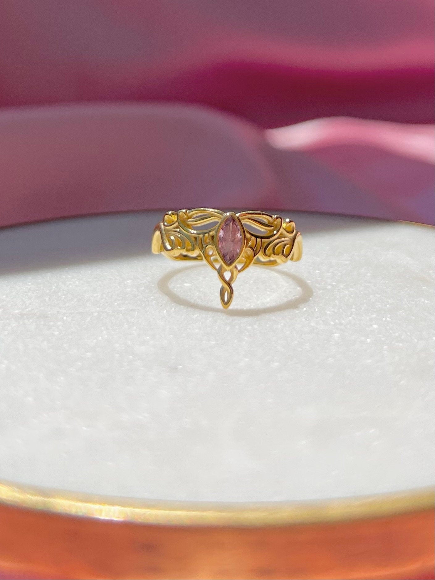 Arwen Crown Ring Best Gift for Her