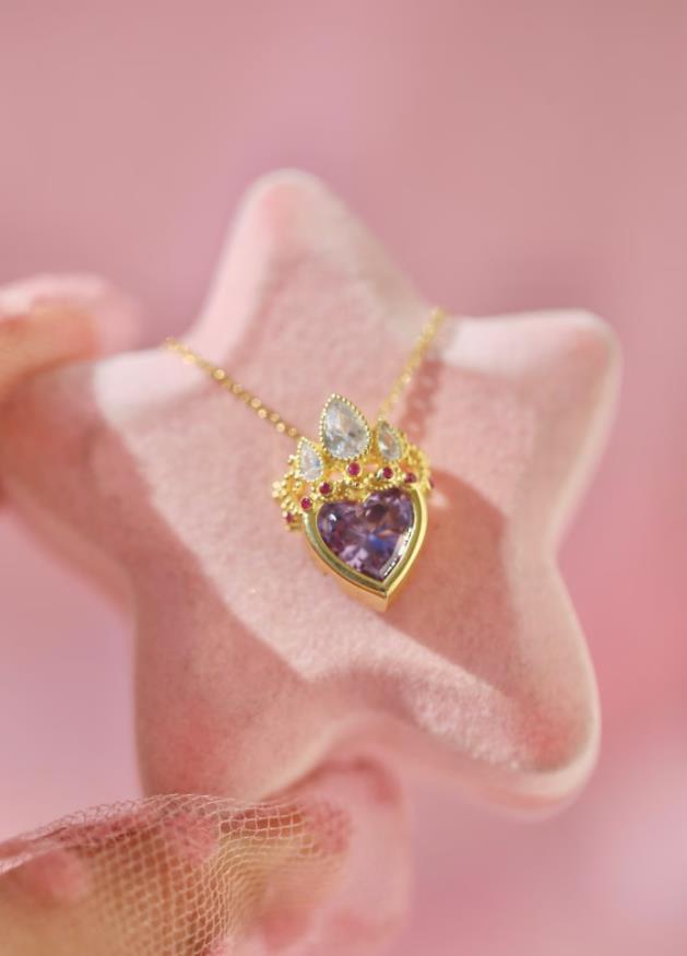 Rapunzel Crown Necklace, Rapunzel Inspired Crown Necklace