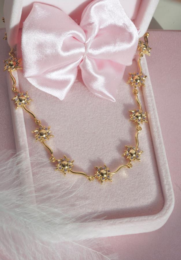 Rapunzel Sun Necklace & Bracelet Set, Rapunzel Inspired Necklace and Bracelet