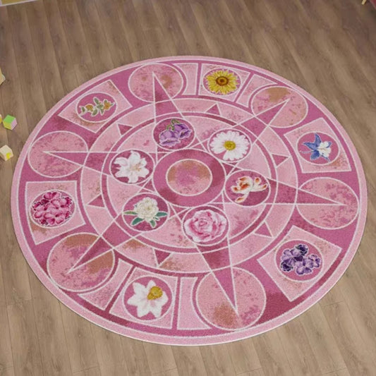 Pink The 12 Dancing Princesses Carpet