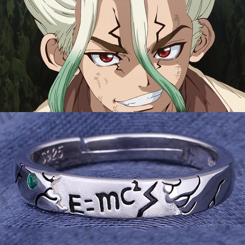 Inspired Dr Stone Ring Ishigami Senkuu Ring Cosplay Adjustable