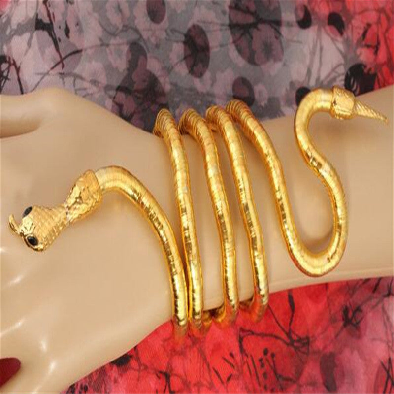 Inspired Mortal Instruments City of Bones Isabelle Serpent Snake Cuff Stretch Bracelet
