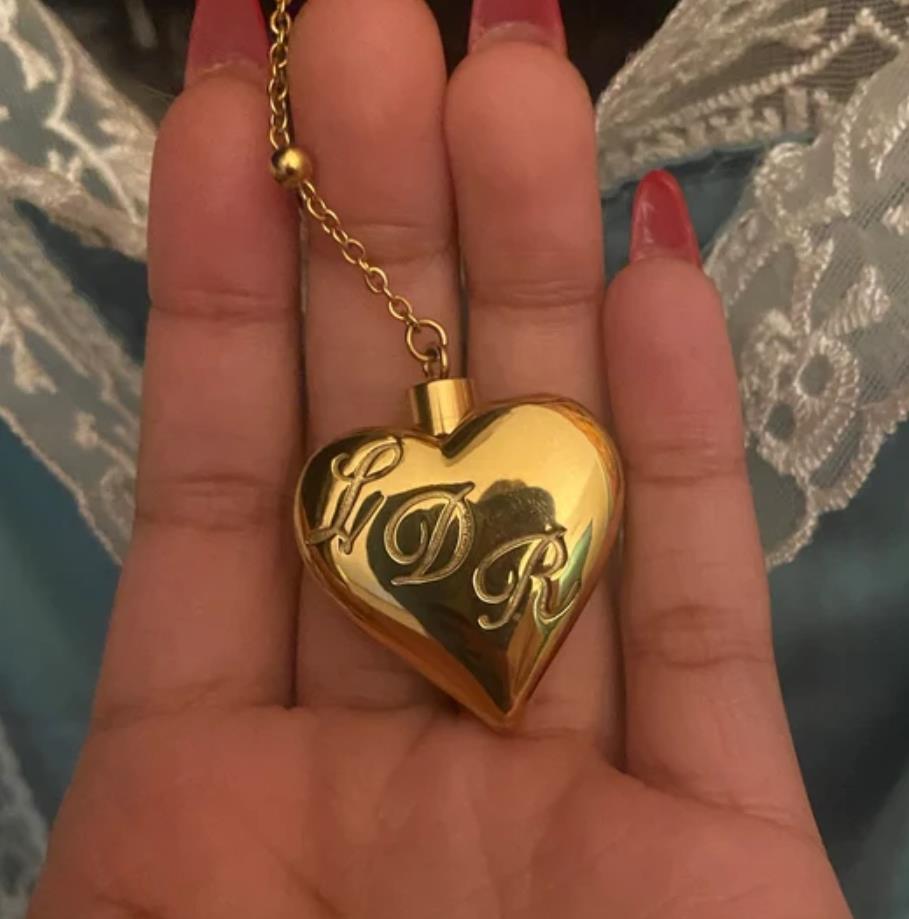LDR Neclace Lana Del Style Heart Necklace Locket Gold Necklace 18 inches